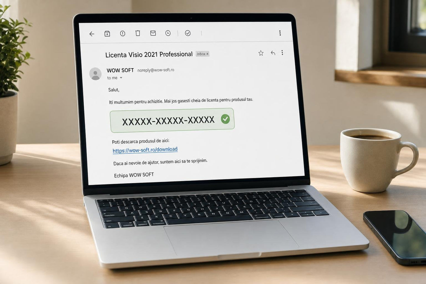 Licență Visio 2021 Professional 5 PC - Activare Online Microsoft