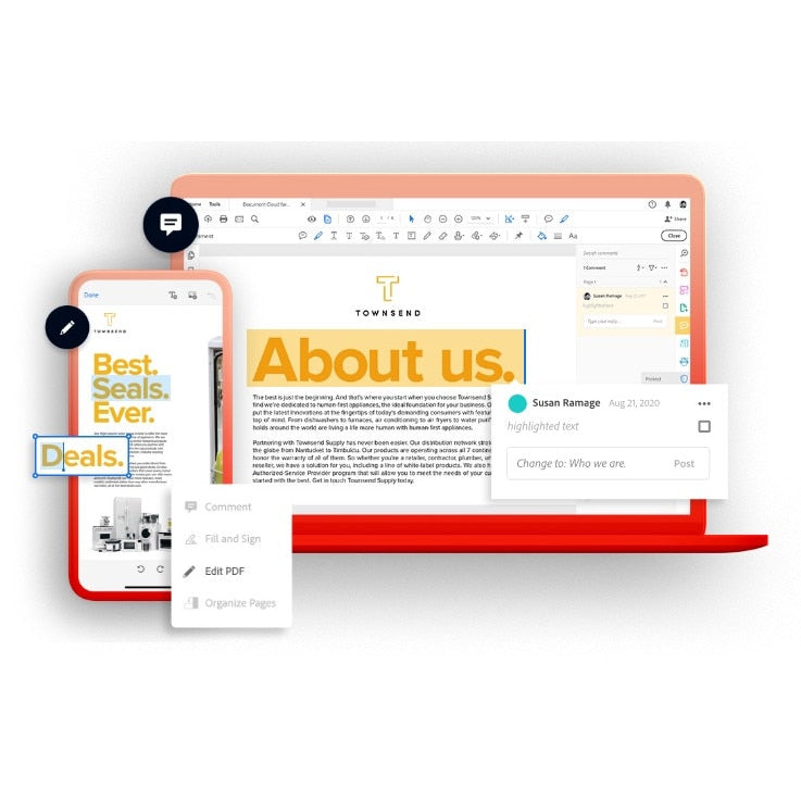 Adobe Acrobat Pro 2020 (1 PC) – Licență Electronică Permanentă