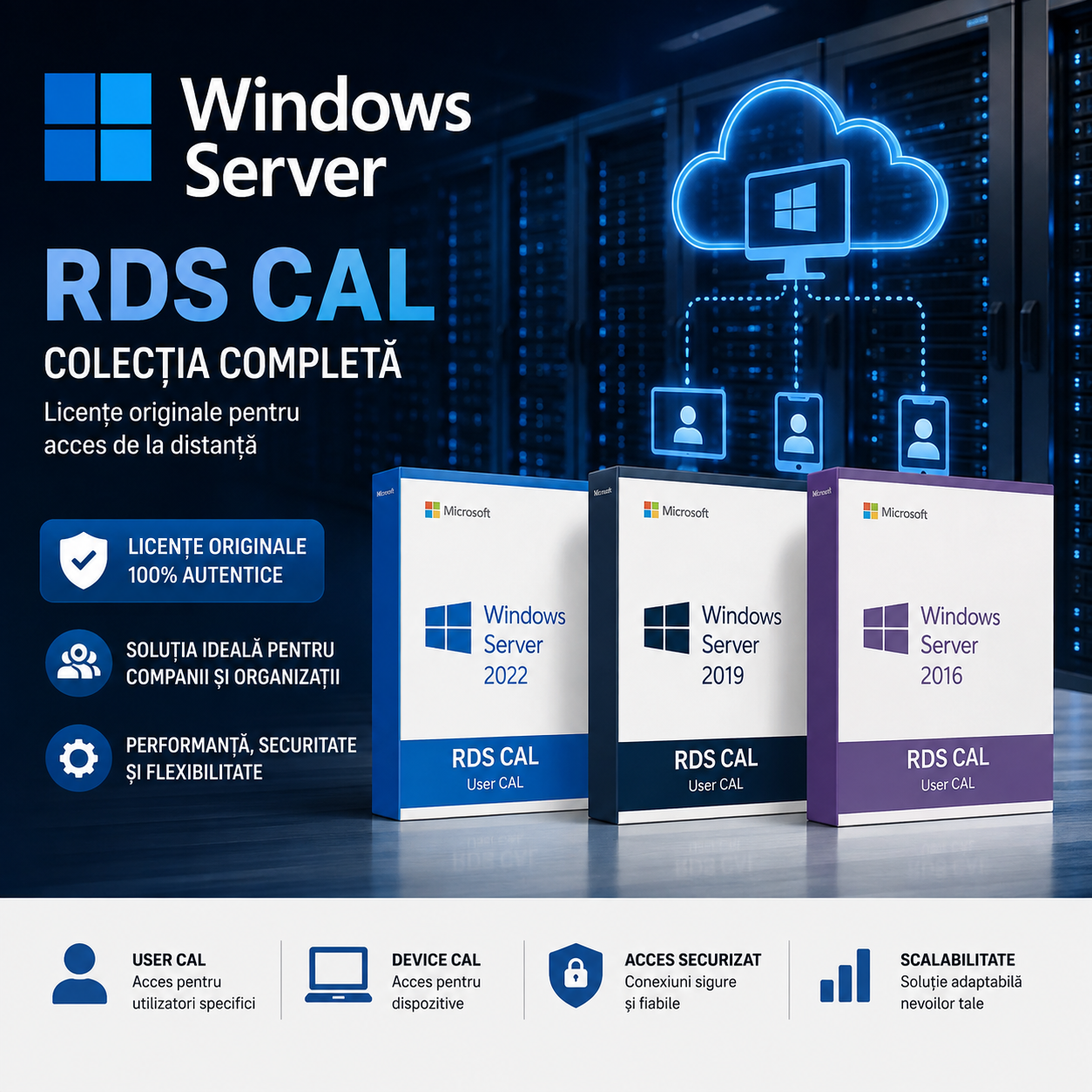 Licențe Acces Server (CAL)
