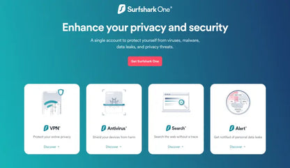 Surfshark One Key (1 Month / Unlimited Devices)