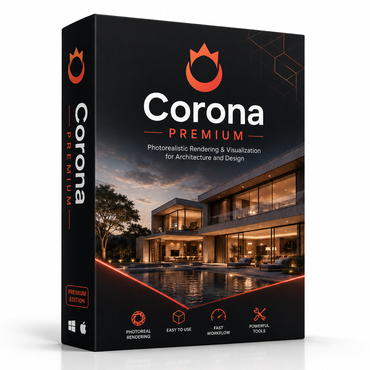 Corona Premium - Licenta Comerciala - Abonament 1 an Chaos