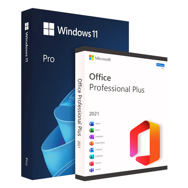 Licență Windows 11 Pro și Office 2021 Pro Plus