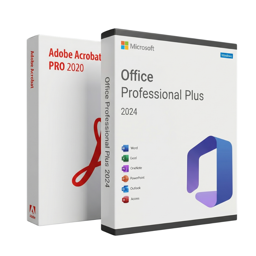 Pachet Office 2024 Pro Plus cu Adobe Acrobat 2020 Pro Microsoft