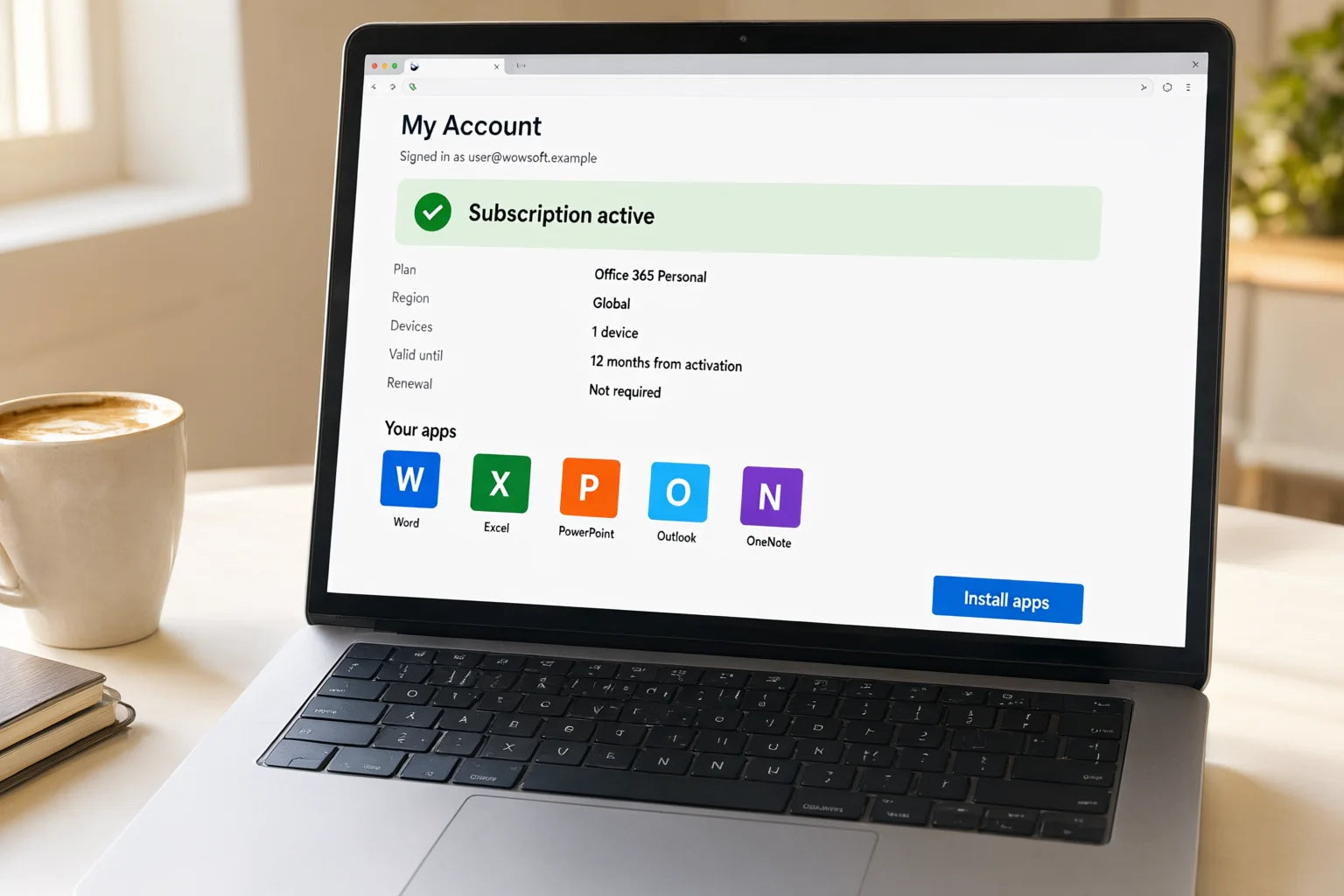 Office 365 Personal Global - Cont 1 An, 1 Dispozitiv Microsoft