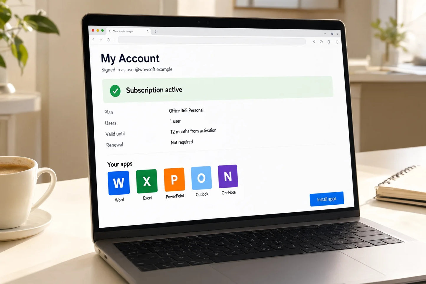 Office 365 Personal - Cont 1 An, 1 Utilizator Microsoft