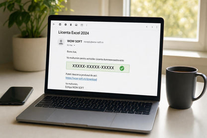Licență Excel 2024 1 PC - Asociere Cont Microsoft Microsoft
