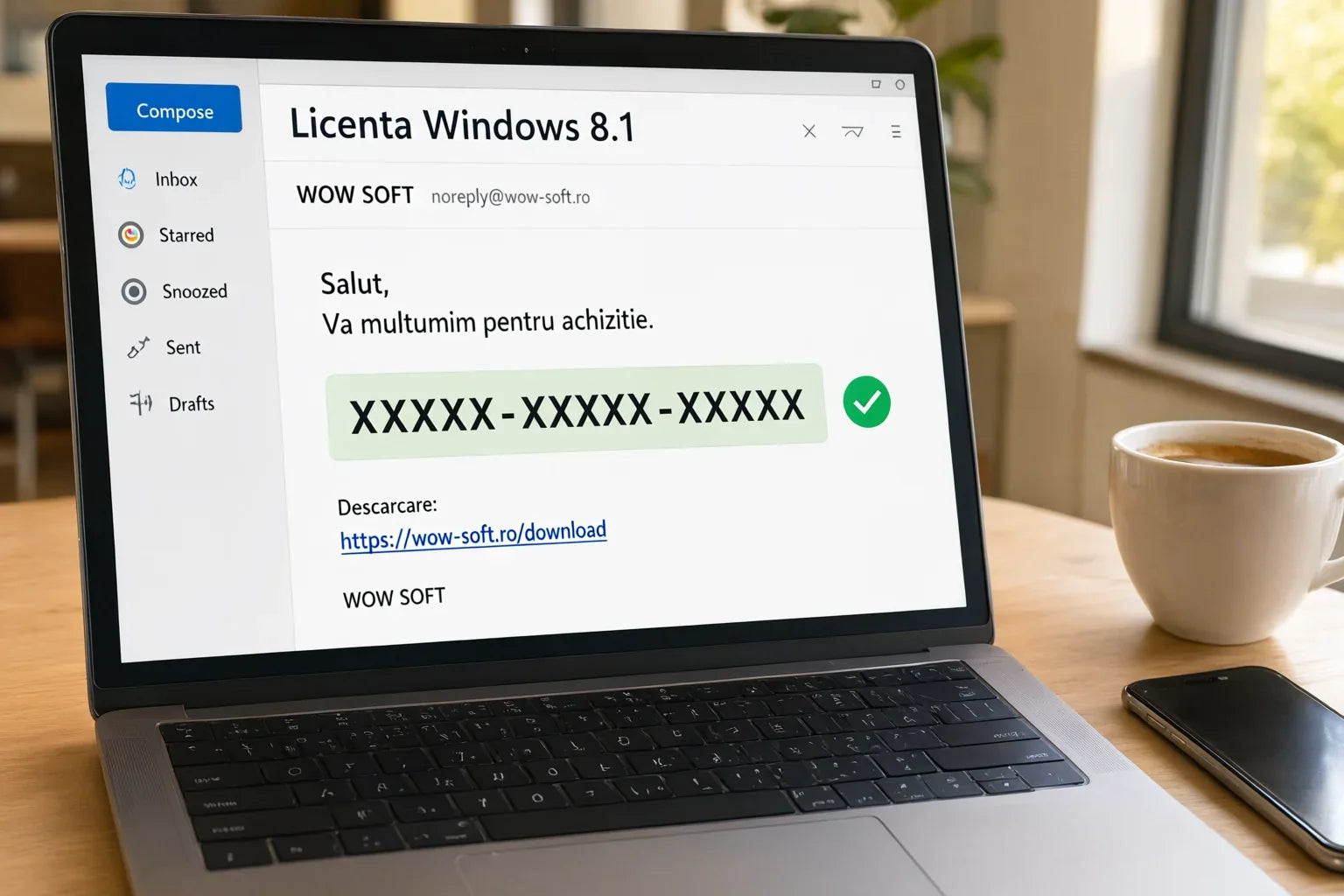 Licență Windows 8.1 5 PC - Activare Online Microsoft