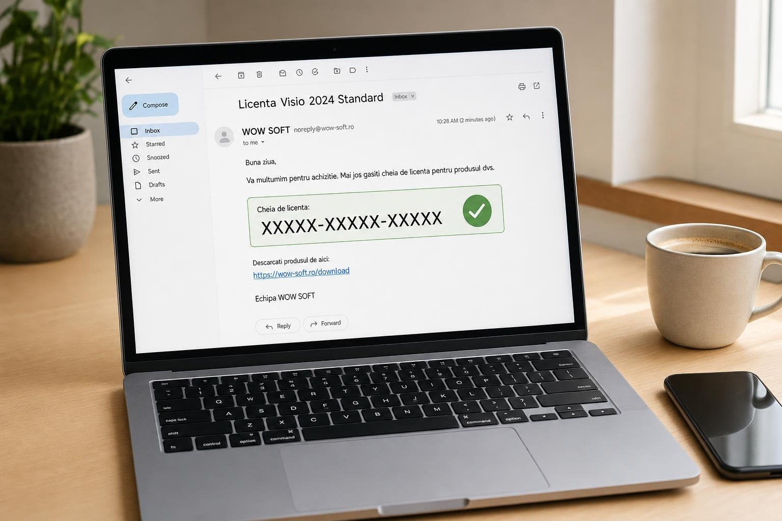 Licență Visio 2024 Standard 1 PC - Asociere Cont Microsoft Microsoft