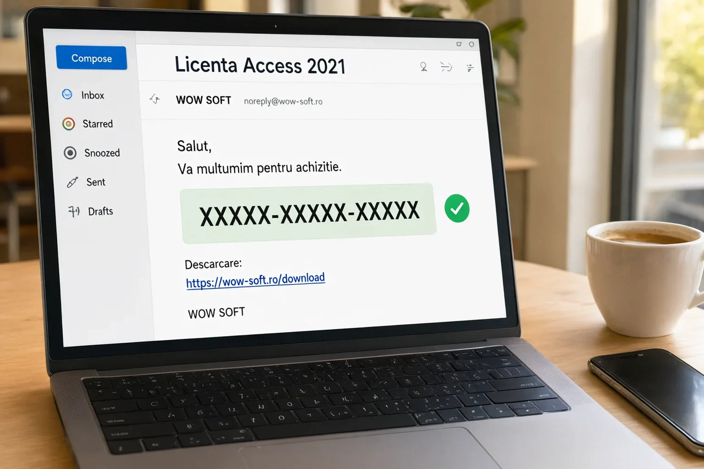 Licență Access 2021 2 PC - Activare Online Microsoft