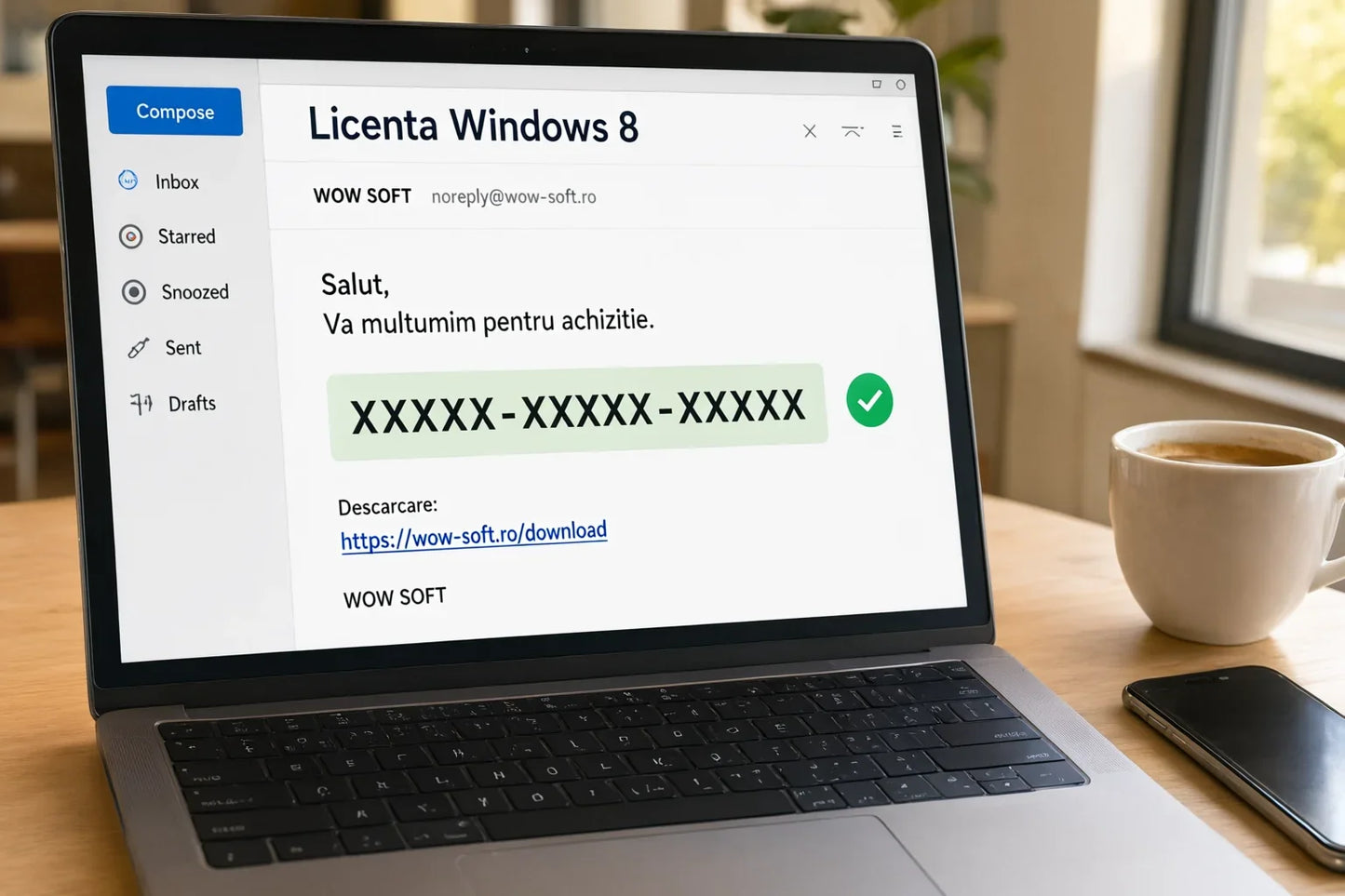 Licență Windows 8 5 PC - Activare Online Microsoft