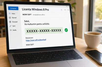 Licență Windows 8 Pro 5 PC - Activare Online Microsoft