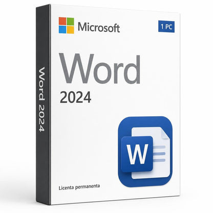 Licenta Word 2024 1 PC - Asociere Cont Microsoft Microsoft