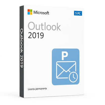 Licență Outlook 2019 5 PC - Activare Online Microsoft