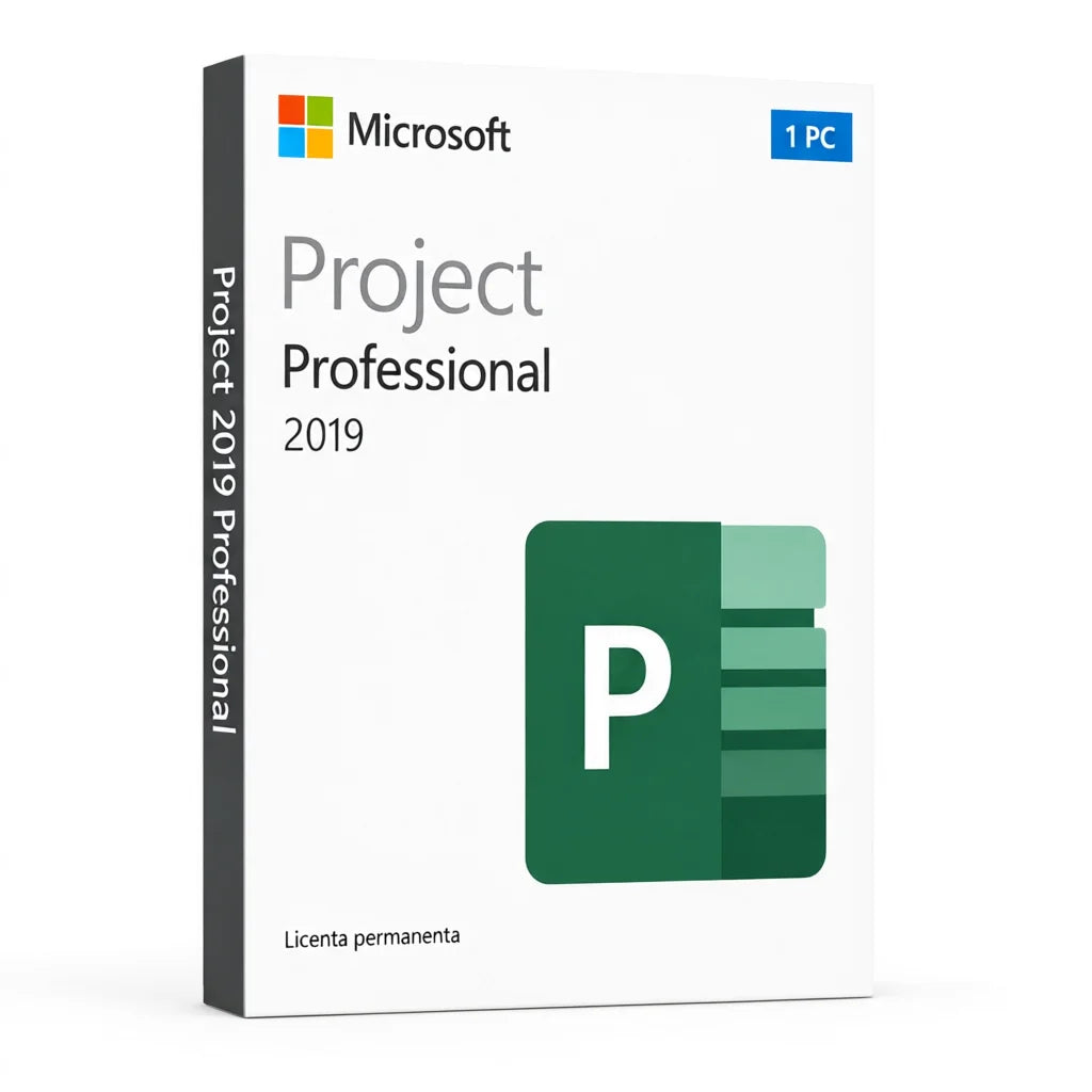 Licență Project 2019 Professional 1 PC - Asociere Cont Microsoft Microsoft