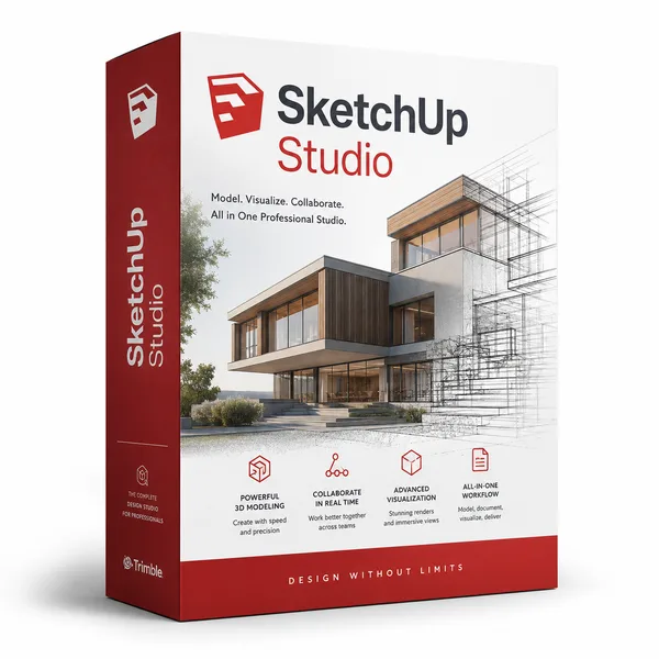SketchUp Studio - Licență Comercială - Abonament 1 an