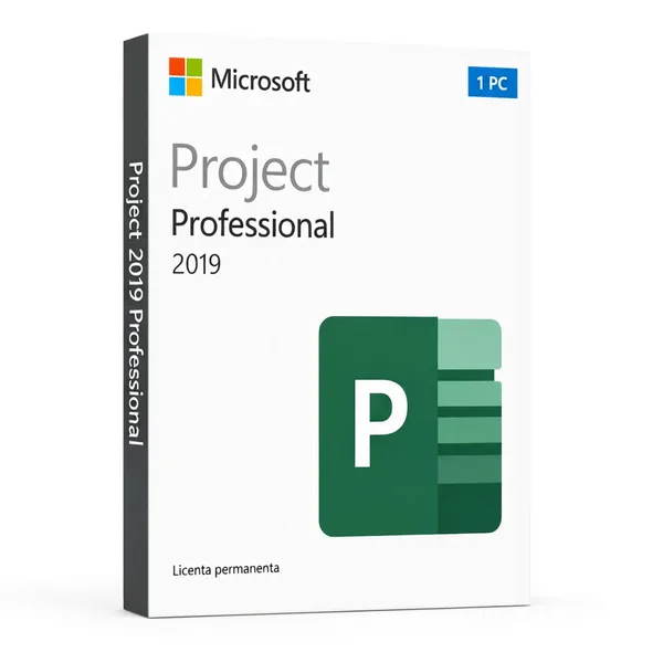 Licență Project 2019 Professional 1 PC - Asociere Cont Microsoft