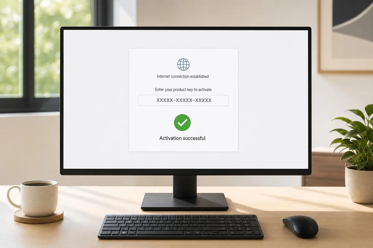 Activarea online a licentei Office 2021